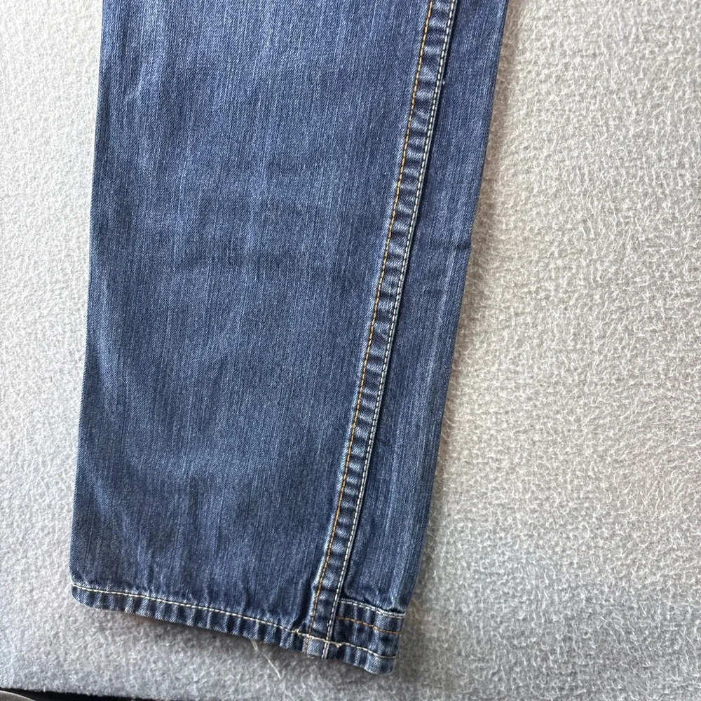 Ariat FR M4 Low Rise Boot Medium Wash Men's 42x38 Jeans Work Carpenter